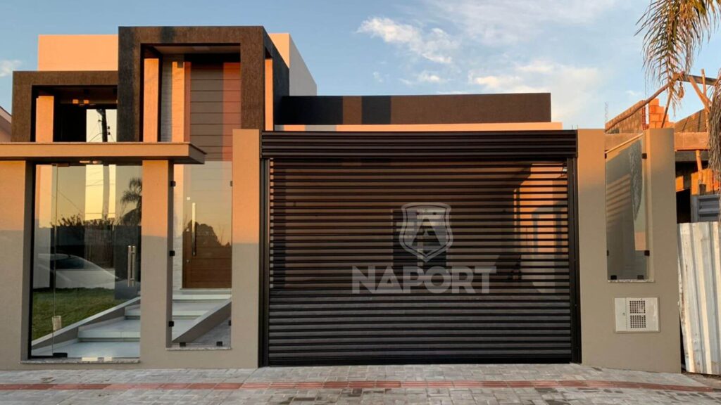 Ideias para modernizar a garagem a porta de enrolar automática Naport